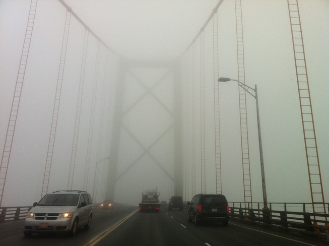 morning fog Halifax, Nova Scotia Canada