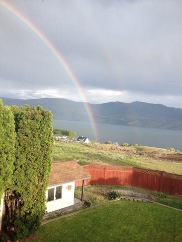 Rainbows make most people smile Westbank, British Columbia Canada