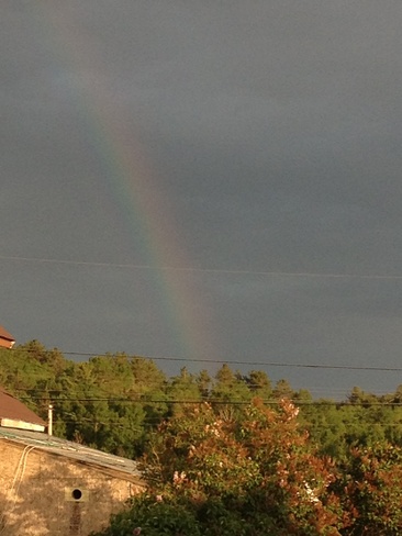 rainbow!! Webbwood, Ontario Canada