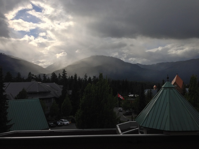 View from the Fairmont Whistler, British Columbia Canada