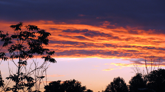 clouds at sunset North Bay, Ontario Canada
