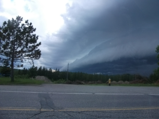 Tornado watch Capreol, Ontario Canada