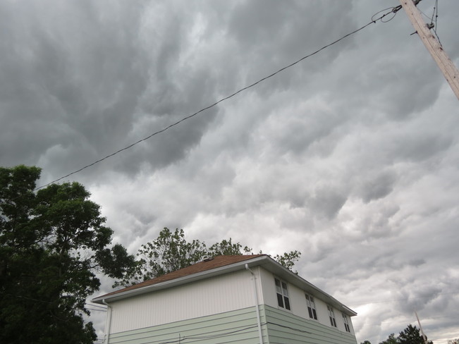 Storm clouds Sudbury, Ontario Canada