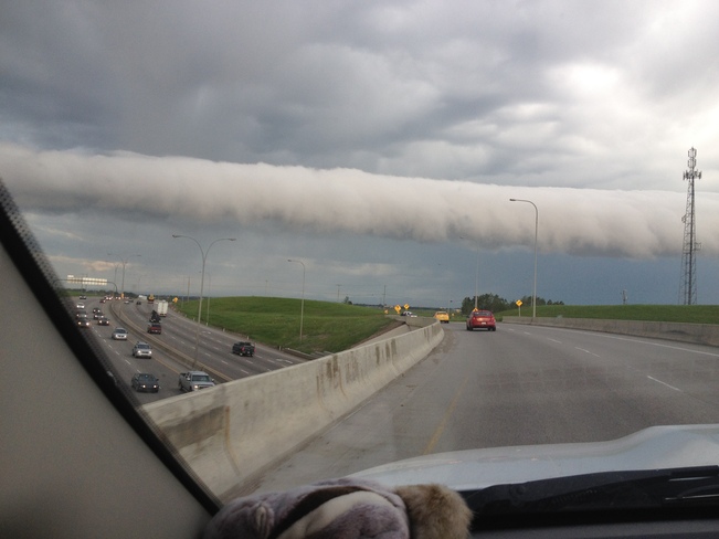 Weird cloud Calgary, Alberta Canada