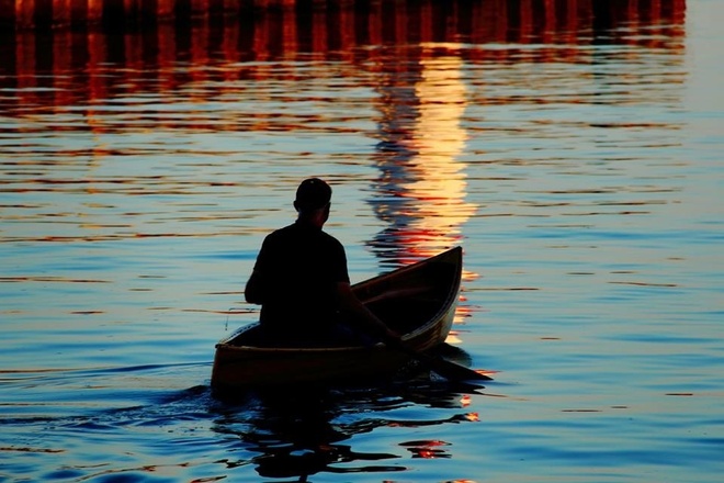 Evening Paddle Port Dover, Ontario Canada