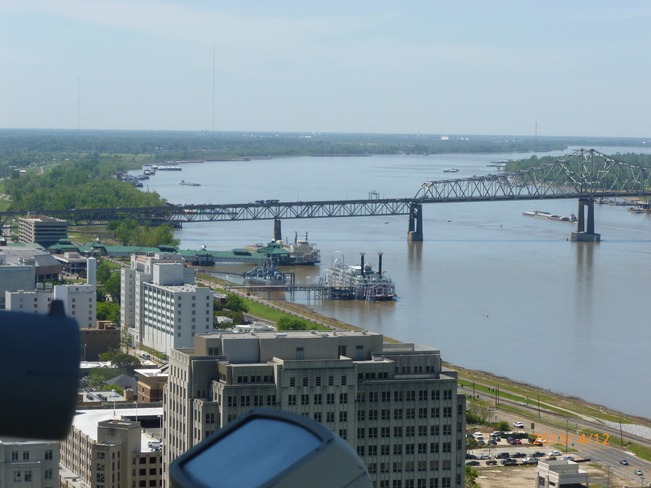 View of the Mississippi River Baton Rouge, Louisiana United States