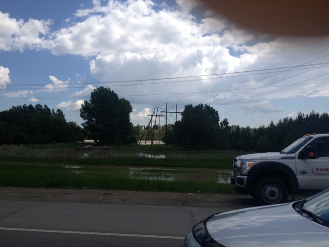 Main power lines sucked away! Calgary, Alberta Canada