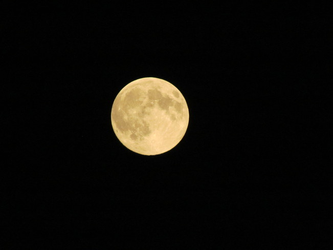 Full Moon Winnipeg, Manitoba Canada