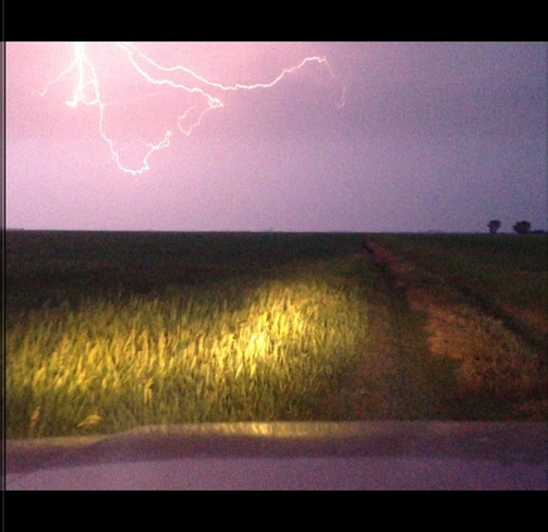 amazing lightning Portage La Prairie, Manitoba Canada