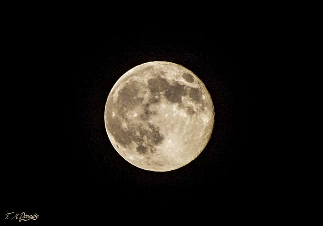 Super Moon near Port Elmsley Smiths Falls, Ontario Canada