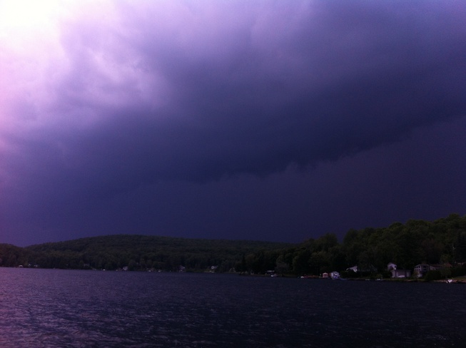Storm on its way ! Saint-Calixte, Quebec Canada