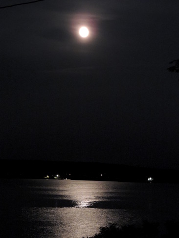 Moonlit night Lewisporte, Newfoundland and Labrador Canada