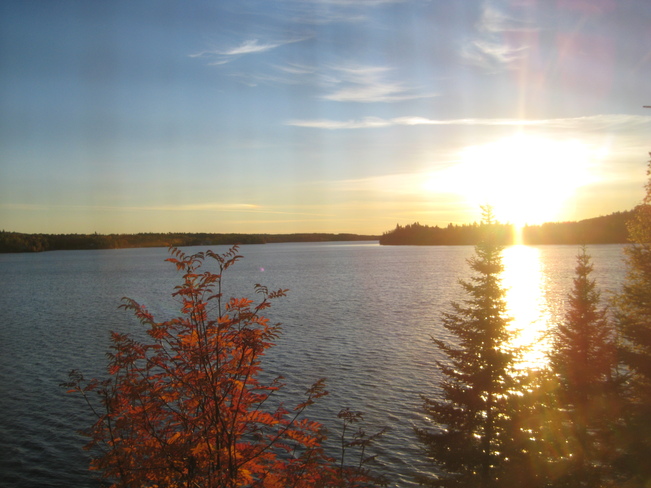 Fall at Lac Lu Kenora, Ontario Canada