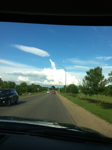 beautiful clouds Moose Jaw, Saskatchewan Canada