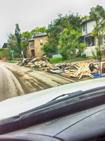 Beautiful Weather -- But Major Flood Clean-up Calgary, Alberta Canada
