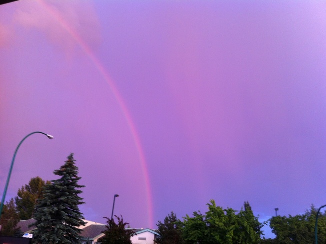 Rainy Rainbow Saskatoon, Saskatchewan Canada