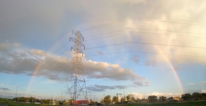 Full Rainbow Winnipeg, Manitoba Canada