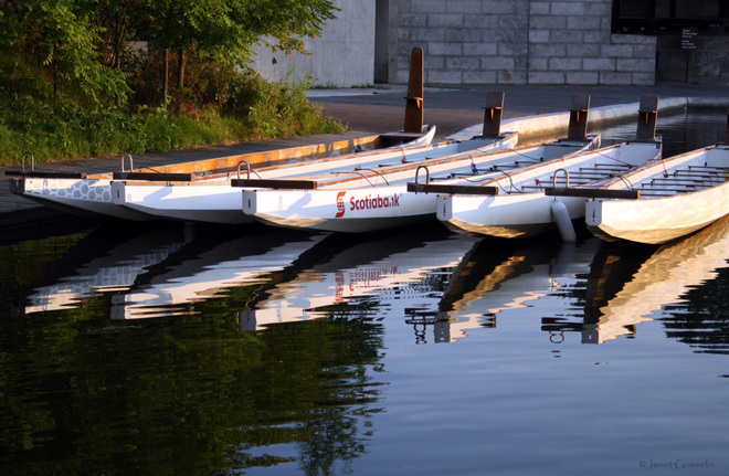 Dragon boats North Bay, Ontario Canada