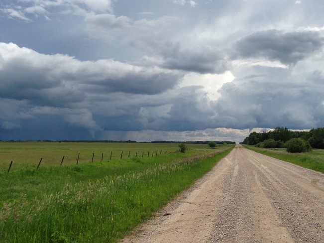 2 Funnel Clouds Choiceland, Saskatchewan Canada