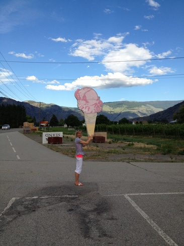 Ice Cream weather! Keremeos, British Columbia Canada