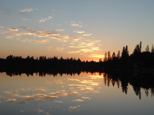 Sunset on the Lake Preeceville, Saskatchewan Canada