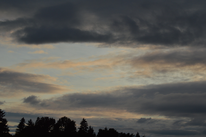 Evening Sky Greater Vancouver, British Columbia Canada