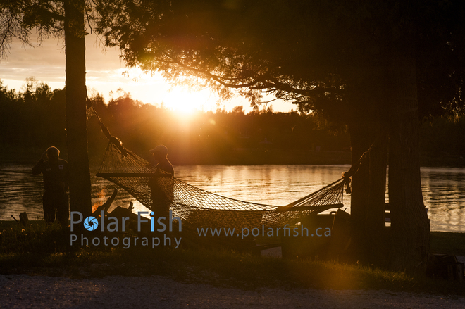 Sunset at South Bay Resort South Baymouth, Ontario Canada