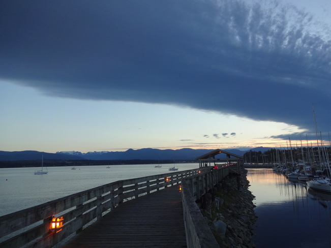 cloud formation Comox, British Columbia Canada