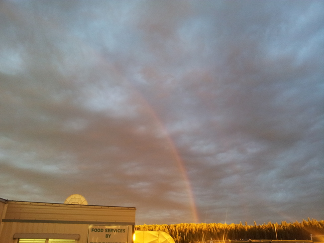 end of the rainbow found Fort McMurray, Alberta Canada