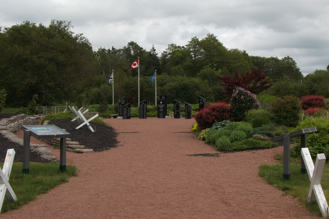 Veterans Memorial Garden Bass River, Nova Scotia Canada
