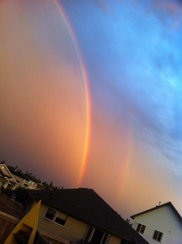 Double Rainbow Fort McMurray, Alberta Canada