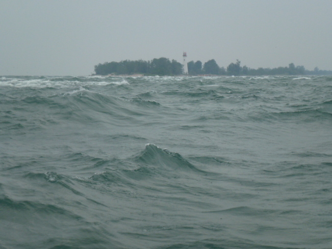 High Winds and Waves at Long Point Port Dover, Ontario Canada