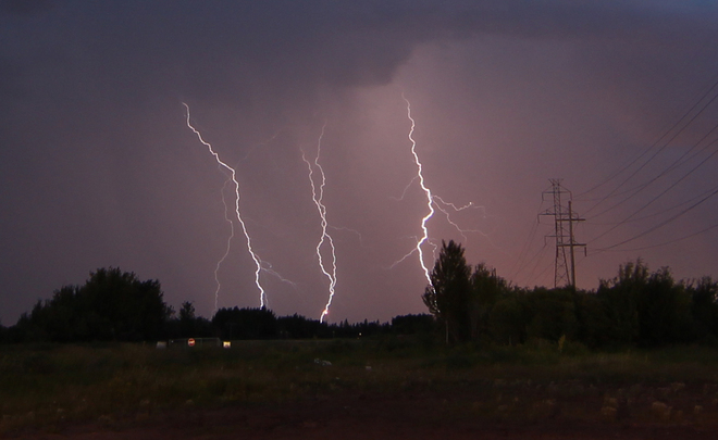 Danicing Lightning Edmonton, Alberta Canada