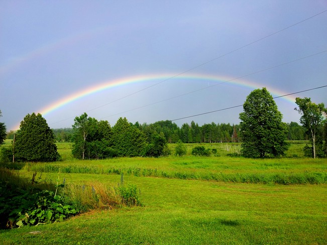 Double Rainbow Lanark, Ontario Canada