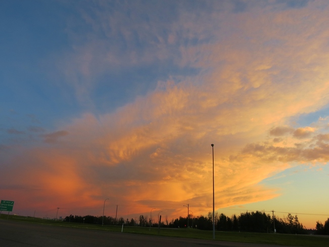 another small storm@sunset Edmonton, Alberta Canada