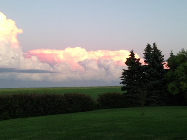 strange clouds Elgin, Manitoba Canada
