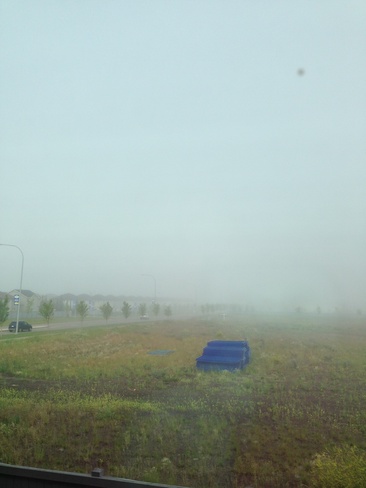 Foggy Day Fort Saskatchewan, Alberta Canada
