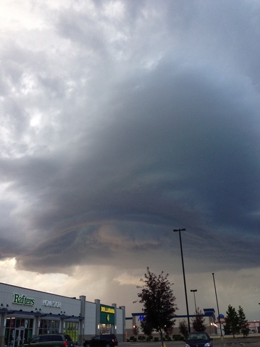 storm cloud Edmonton, Alberta Canada