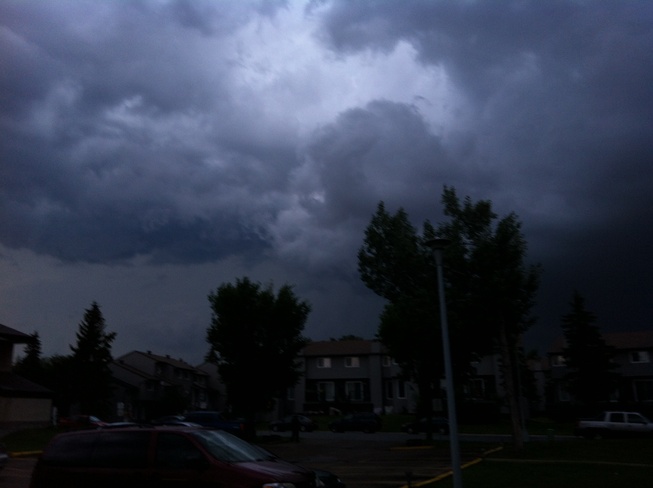 storm coming Edmonton, Alberta Canada