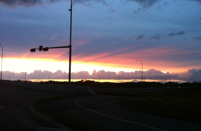Interesting cloud formation Calgary, Alberta Canada