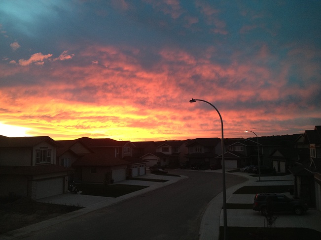 Stunning Sunrise Red Deer, Alberta Canada