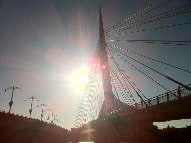Provencher Bridge Winnipeg, Manitoba Canada