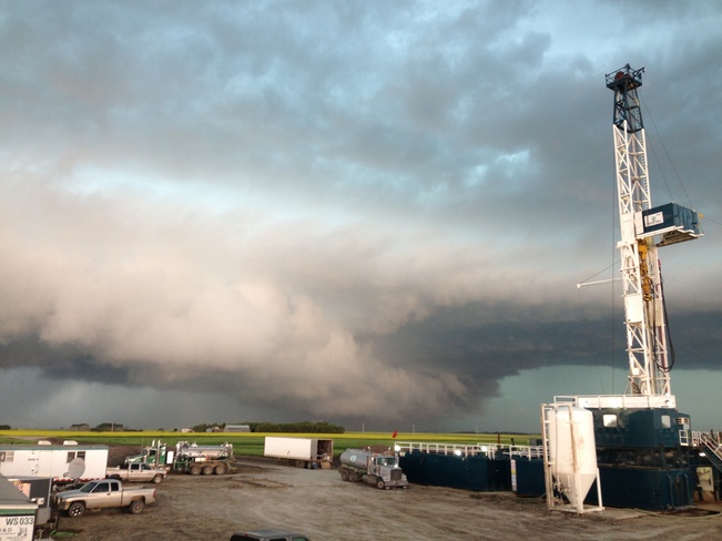 churning clouds Carlyle, Saskatchewan Canada