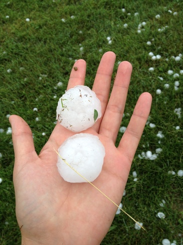 hail Weyburn, Saskatchewan Canada