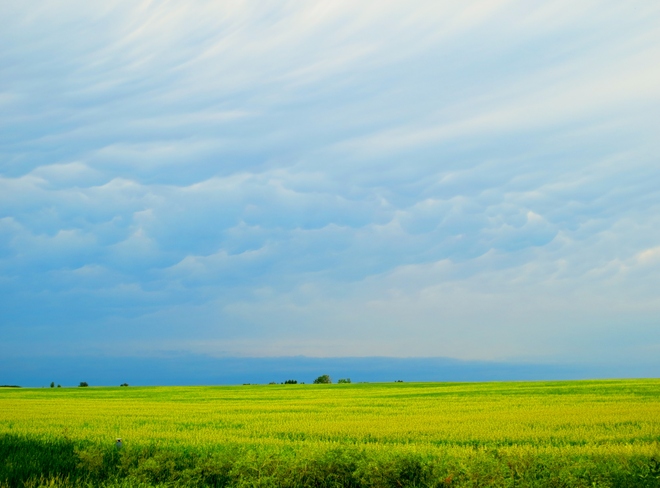 Storm clouds Brookdale, Manitoba Canada