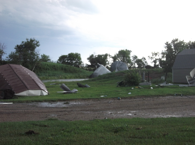 Damage from storm 
