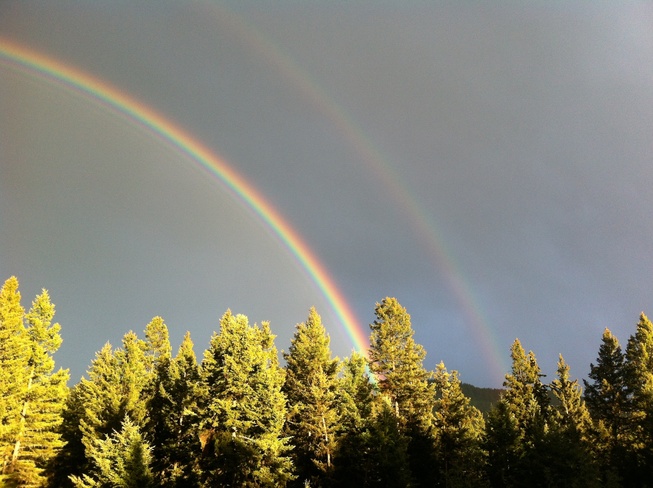 Double Rainbow Kamloops, British Columbia Canada