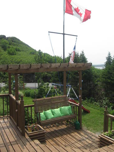 Swing on my patio St. Lunaire-Griquet, Newfoundland and Labrador Canada