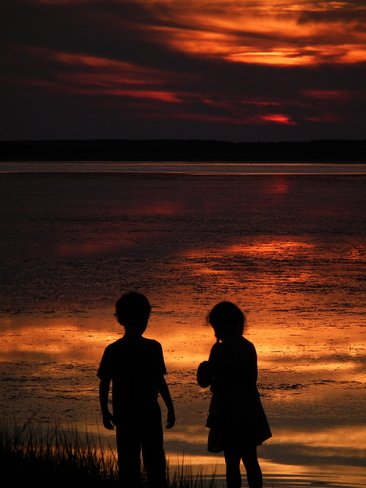 CHILDREN BEACH SUNSET Truro, Nova Scotia Canada
