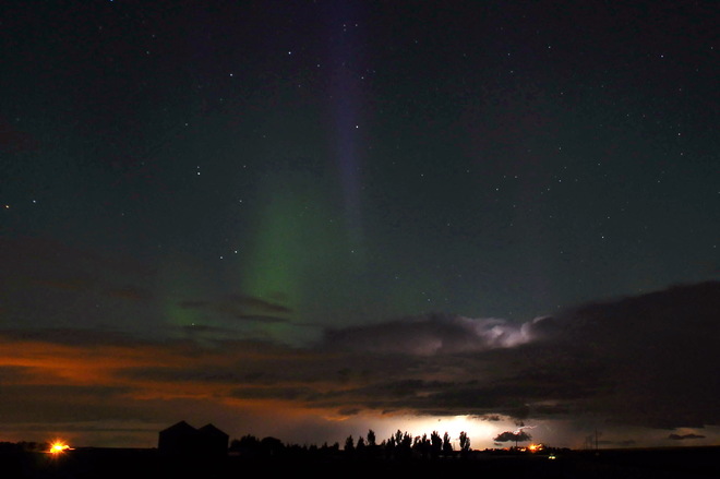 Aurora, meet Lightning Carstairs, Alberta Canada